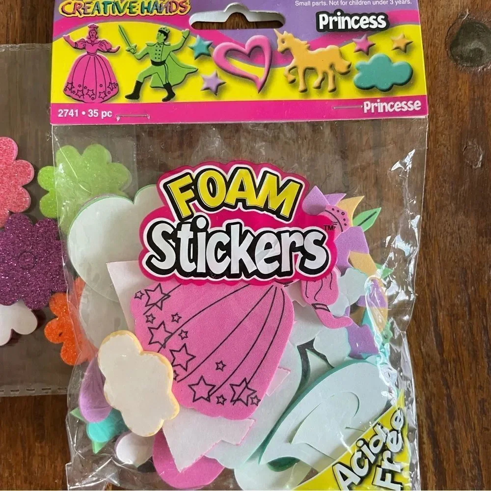 Lot of Variety of Adhesive Backed Foam Stickers